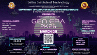 Gen Era 2K26 Inter College Tech Sympoisum Poster